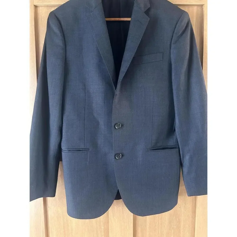 J.Crew Italian Wool Men’s Ludlow Tollegno 1900 Blazer Jacket Navy size 38S